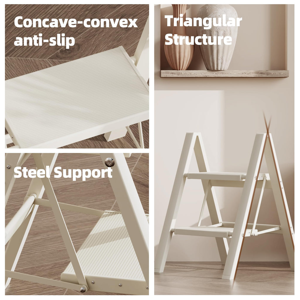 Aluminum Foldable 2 Step Stool M5638