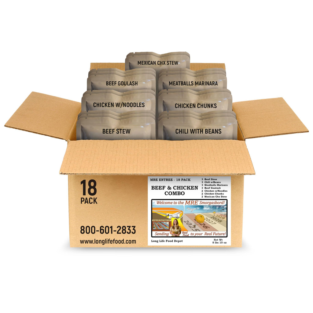 Beef & Chicken Entree Variety Pack 18-Pack F302