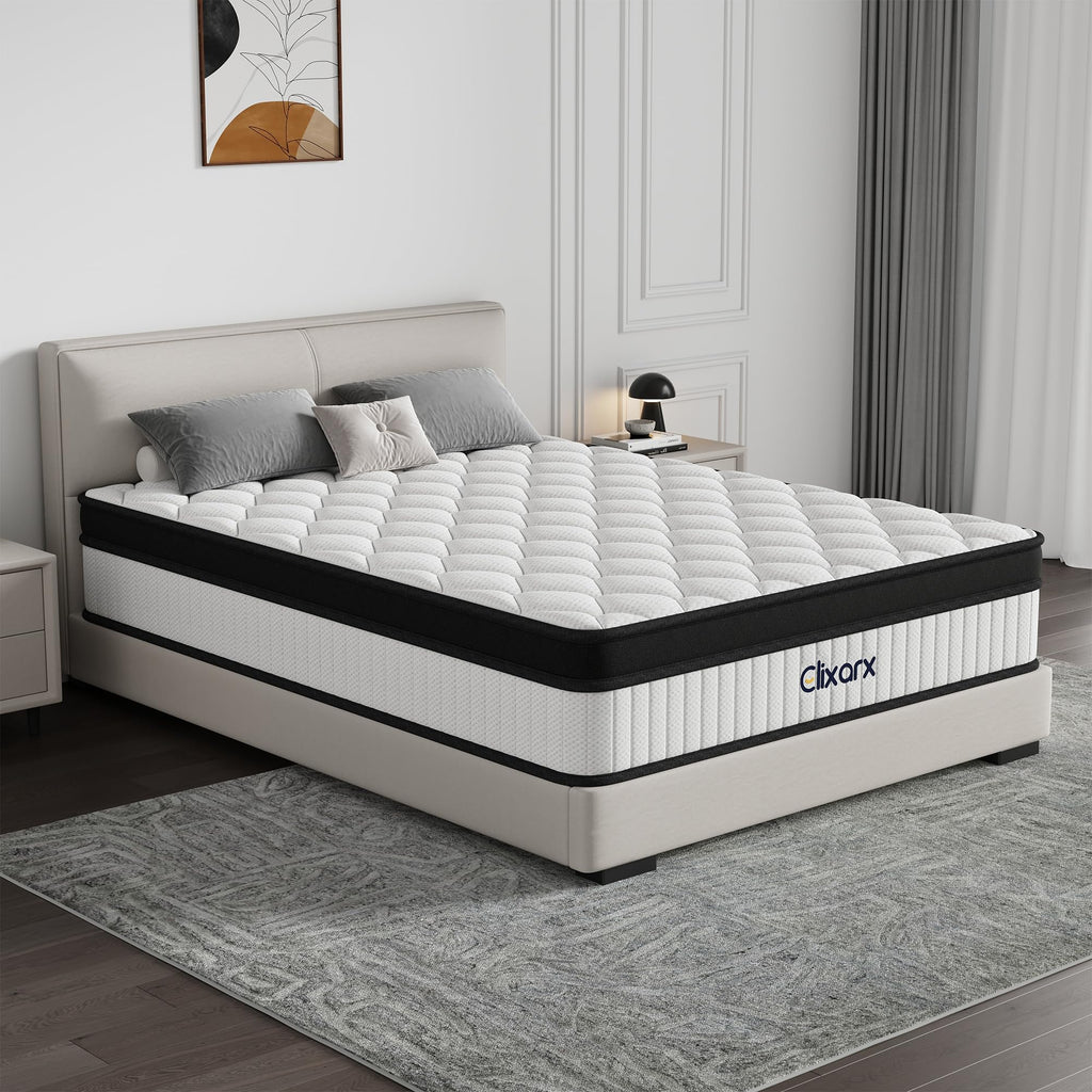 Full Size 12 Inch Hybrid Medium Firm Memory Foam Mattress G578442
