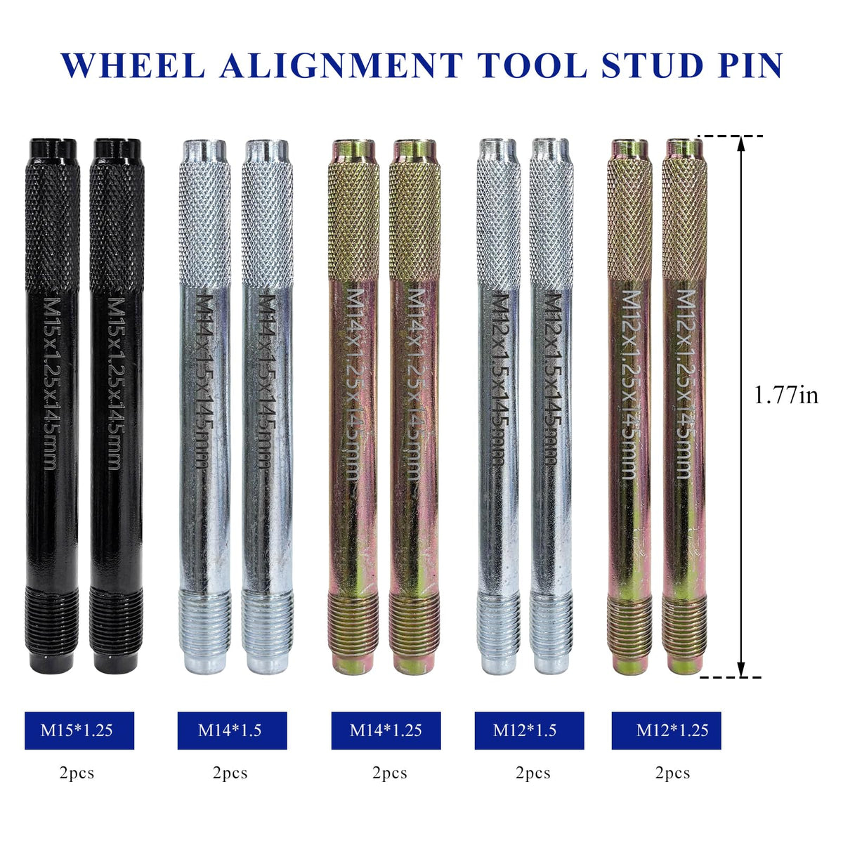 M12 M14 M15 Wheel Alignment Pin Guide Tools T4508