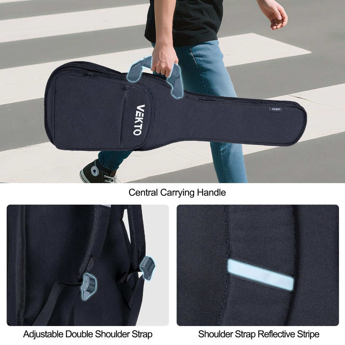 40 Inch Waterproof Soft Electric Guitar Bag X250