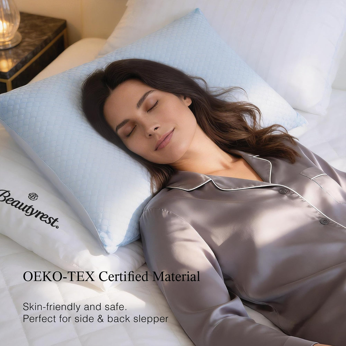 King Size Set of 2 Down Alternative Cooling Pillows P517099