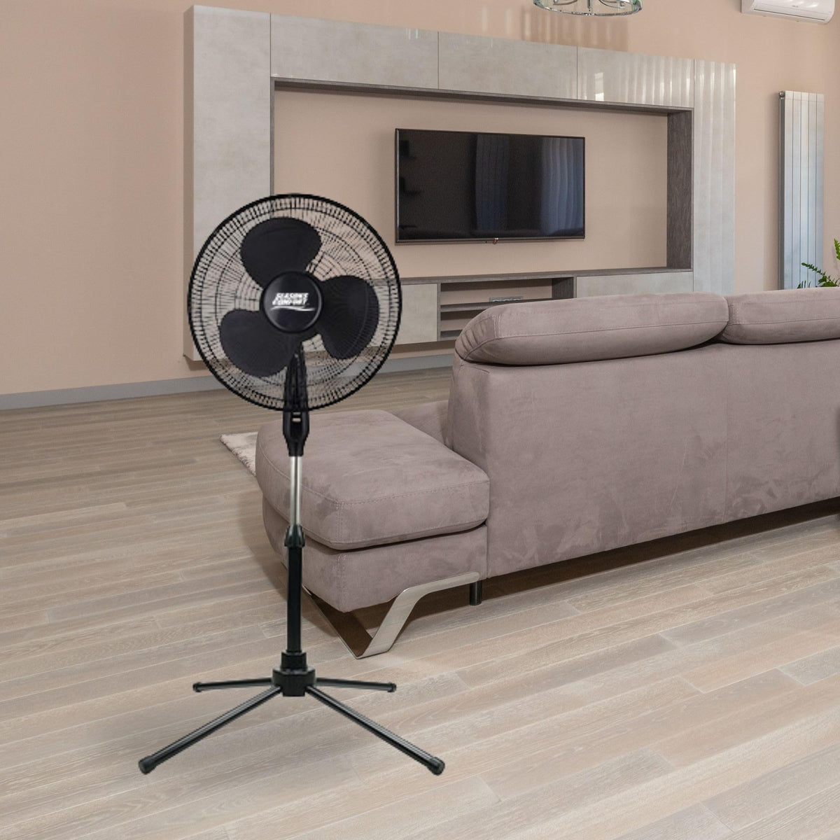 18" Oscillating Pedestal Fan, Adjustable Height, 3 Speed N5720