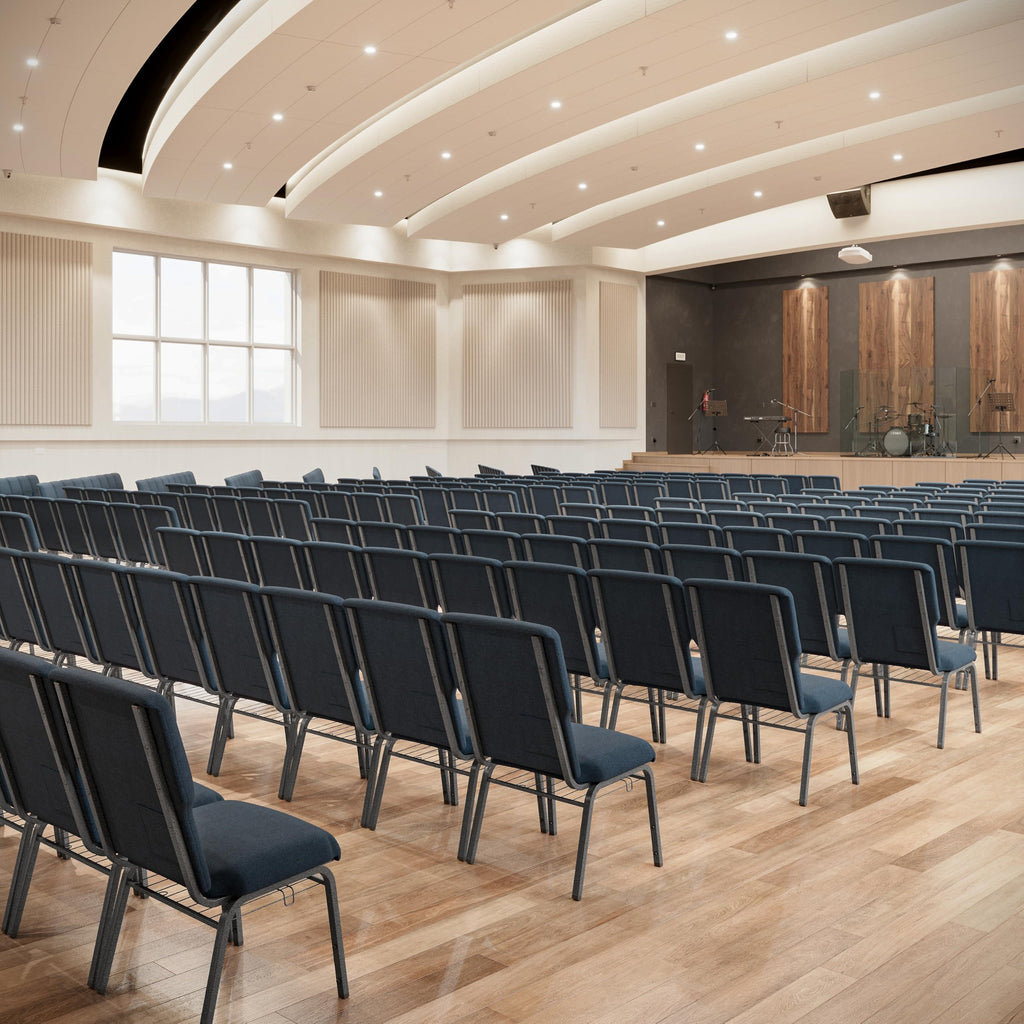 Navy 21 in Wide Church Chair E43625