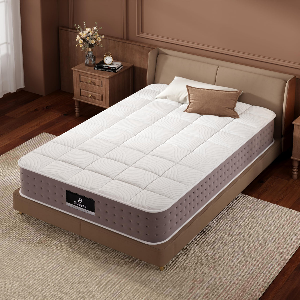 8 Inch Medium Firm Twin XL Hybrid Mattress E3387