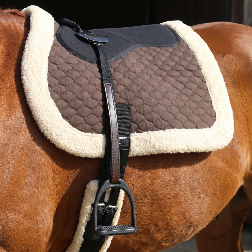 Black Quilted Bareback Pad I583
