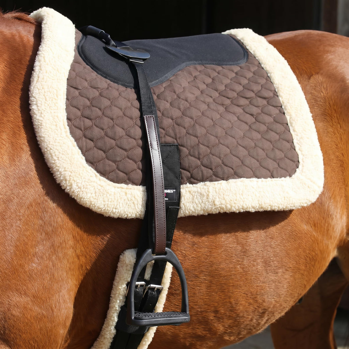 Black Quilted Bareback Pad I583