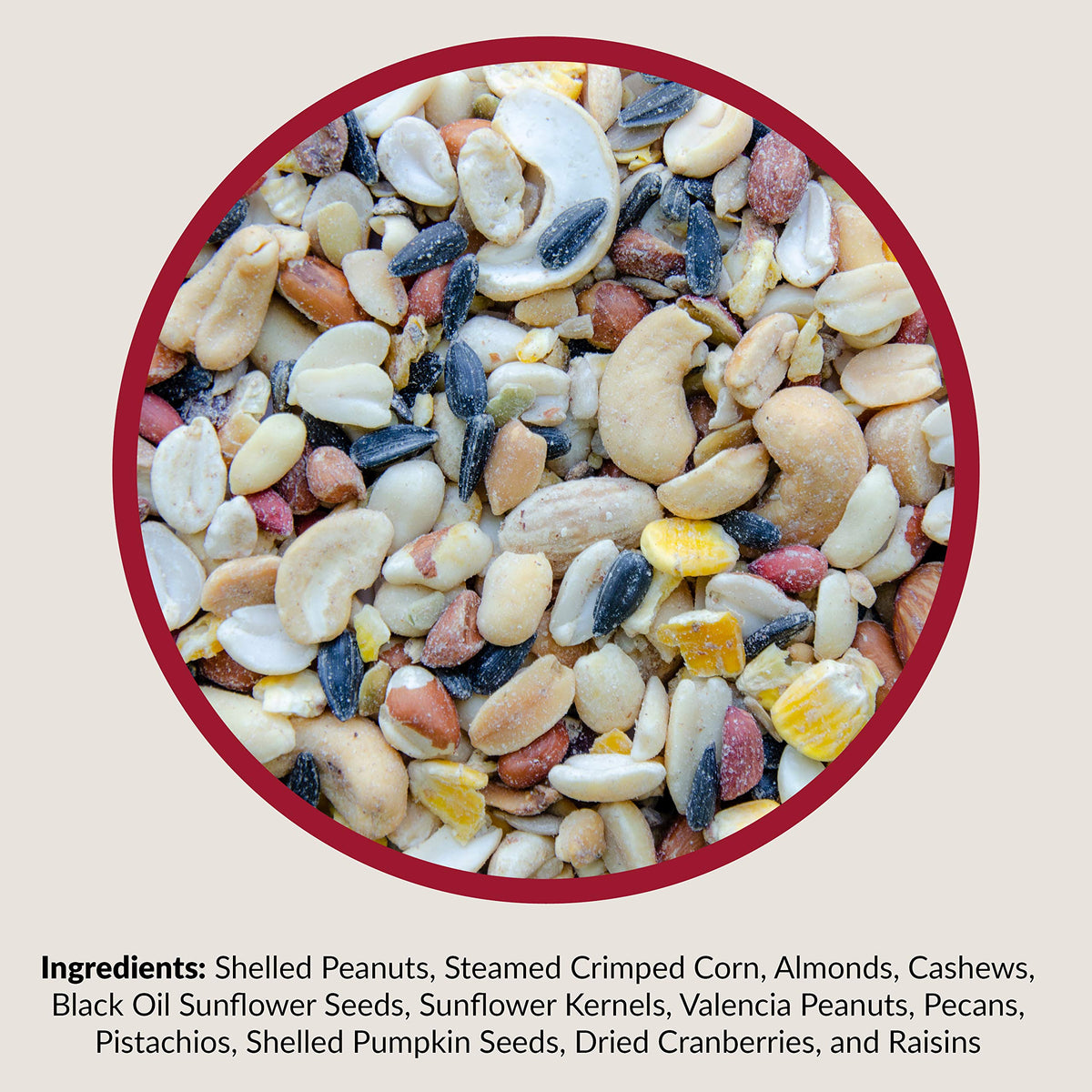40 lb Fruit and Nut Wild Bird Seed Mix U683