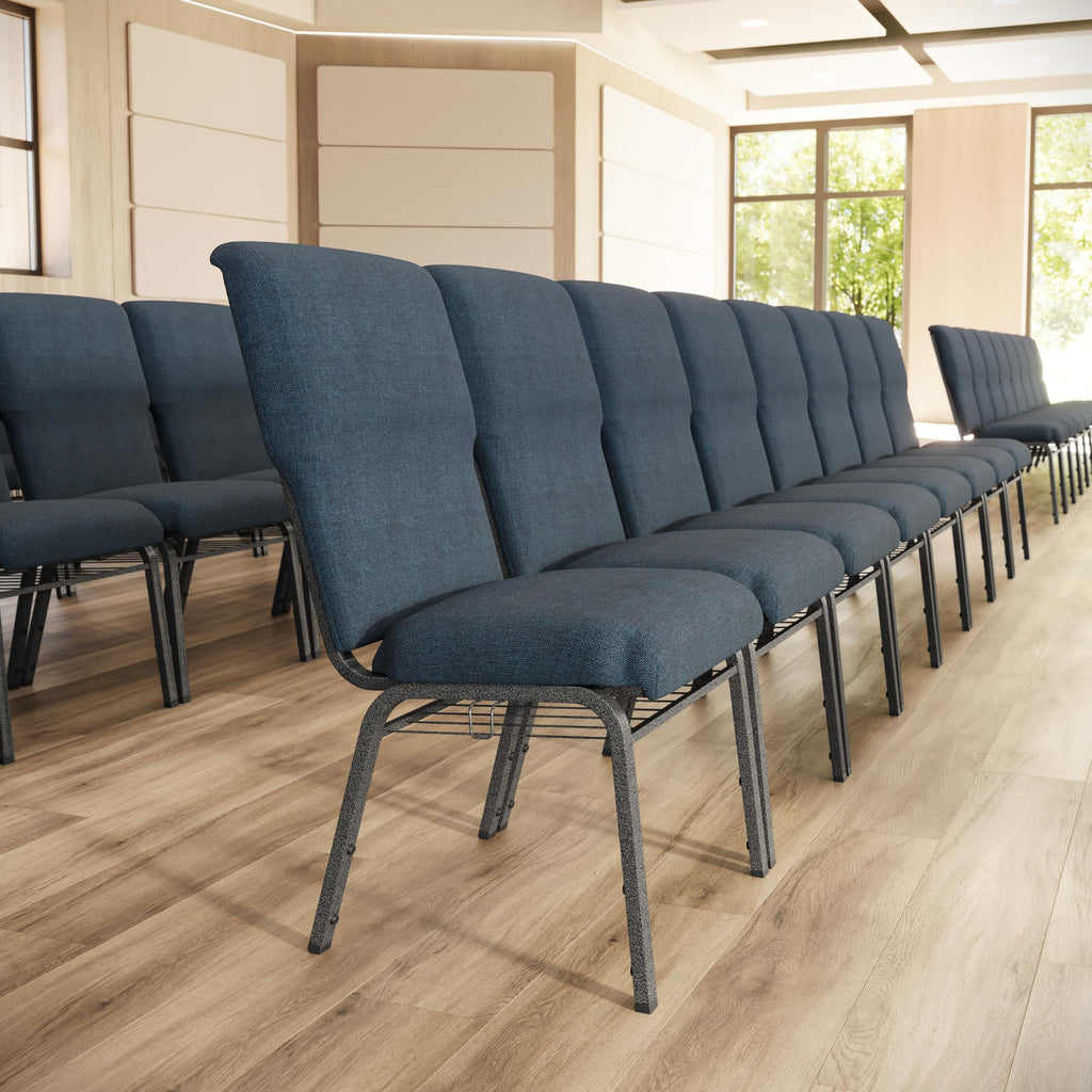 Navy 21 in Wide Church Chair E43625