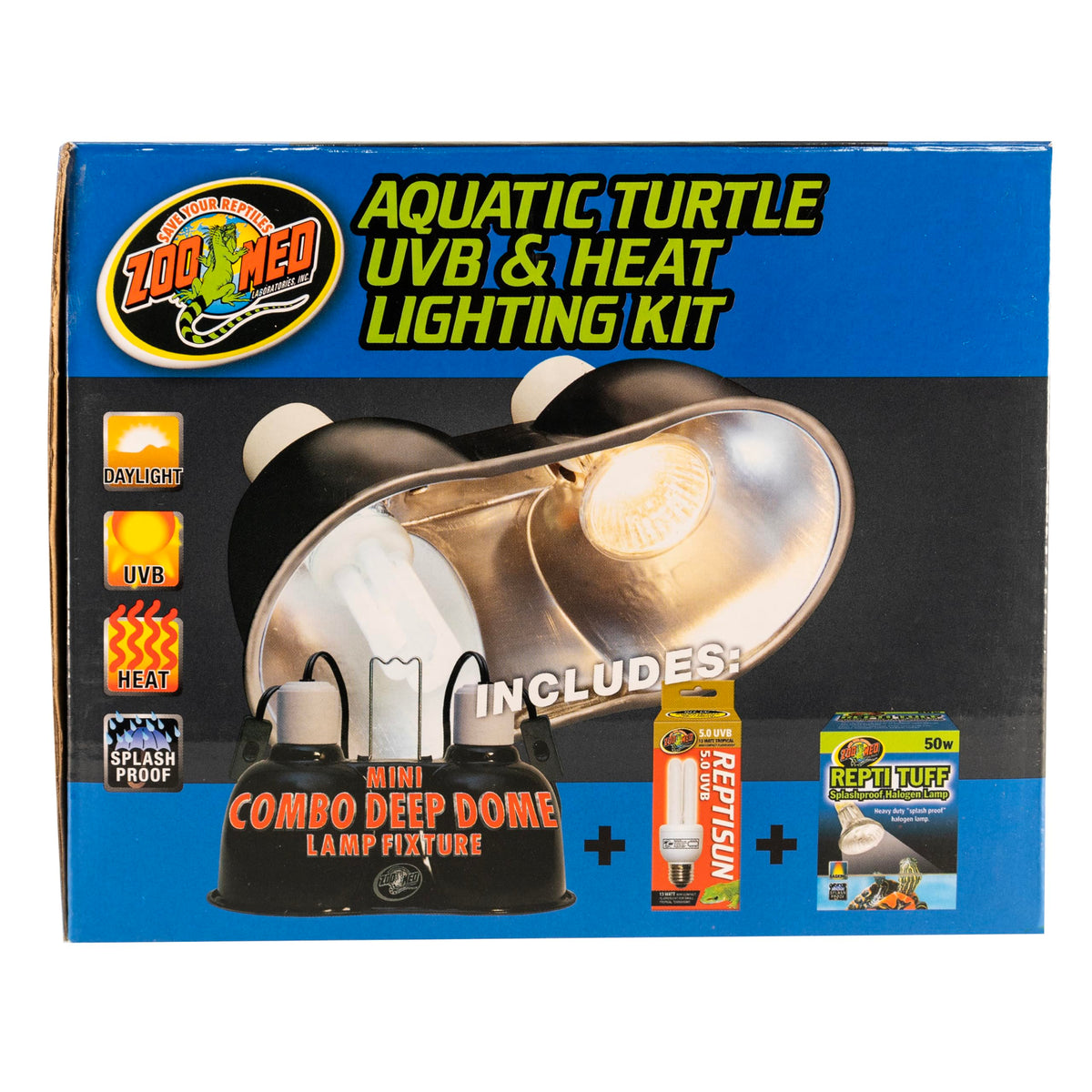 Aquatic Turtle Heat UVB Light Kit U30322